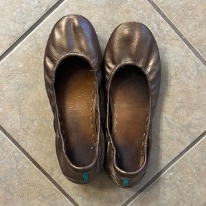 Metallic Bronze Tieks size 10
